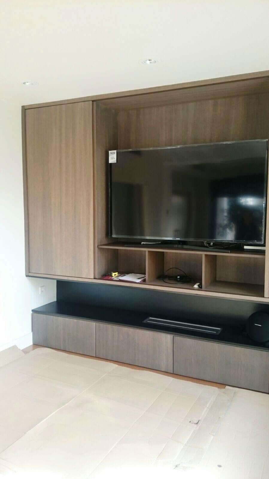 Portfolio - Salones - Mueble Chimenea - Tv